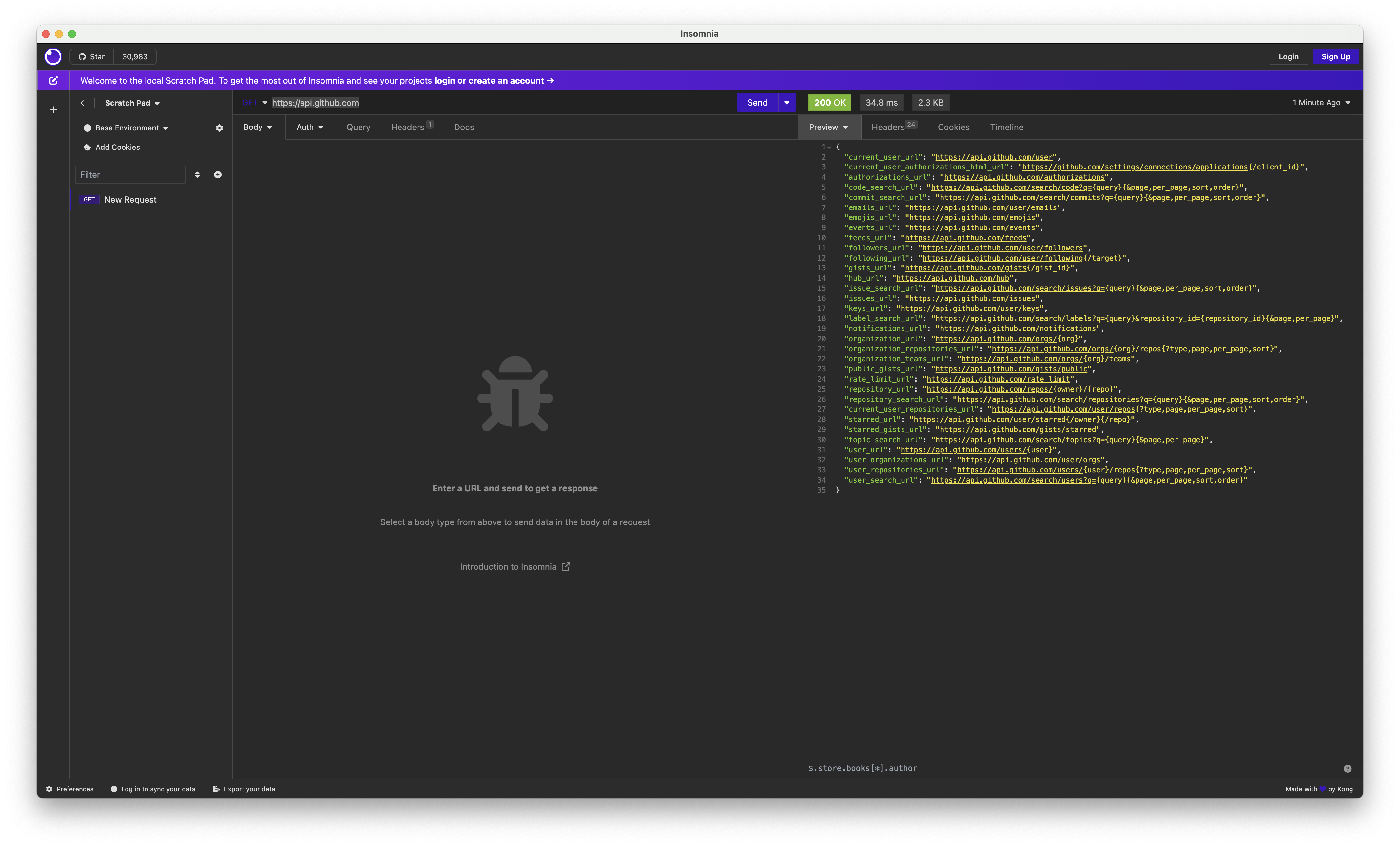 HTTP rest