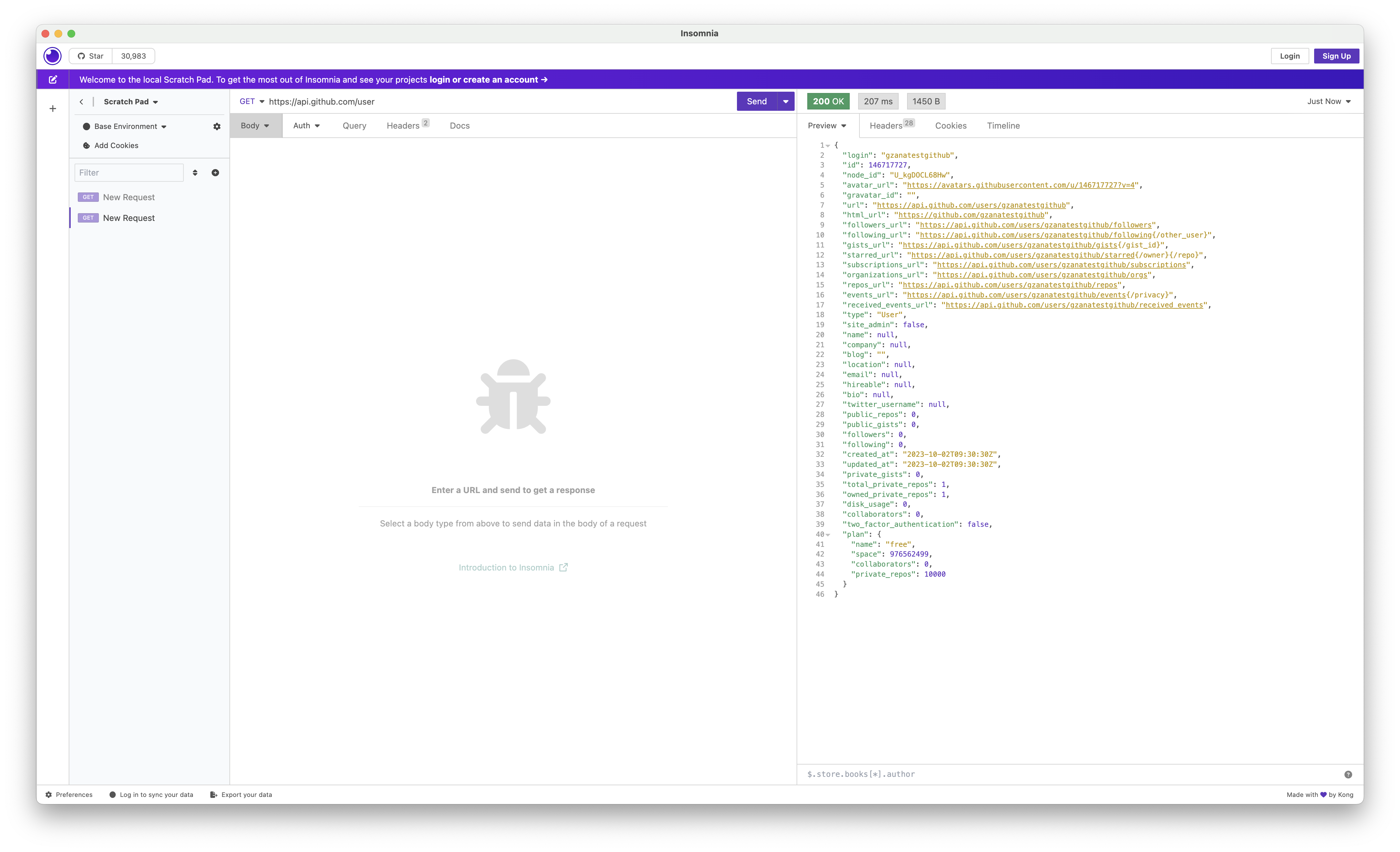 HTTP rest