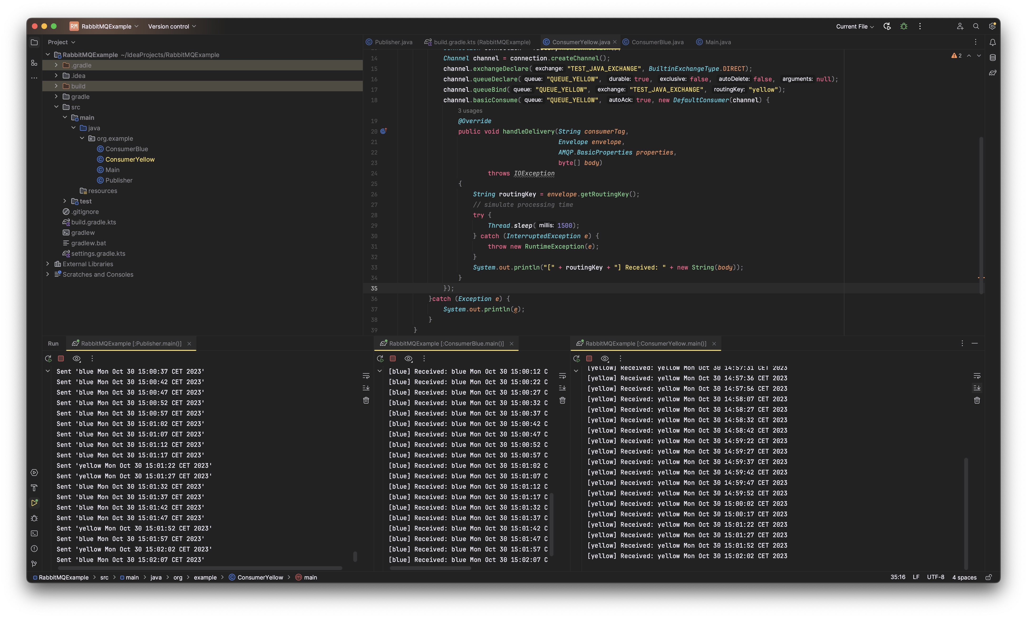RabbitMQ examples5
