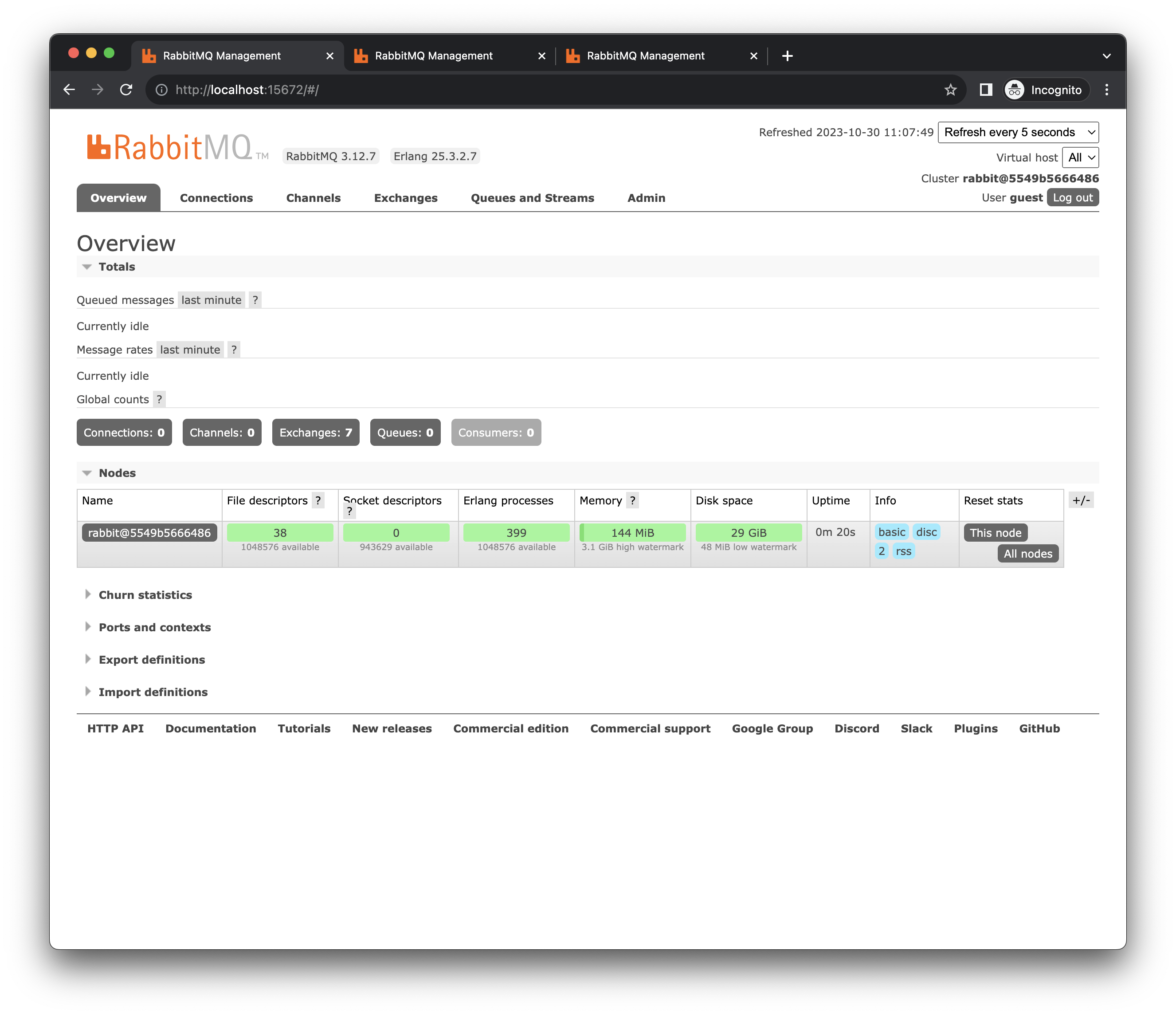 RabbitMQ gettingstarted2